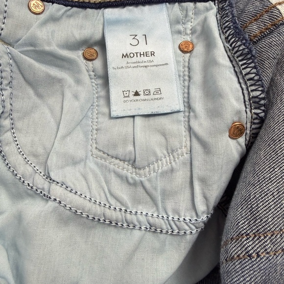 Mother The Insider Crop Step Fray Off Limits Jeans 31 - Picture 12 of 14